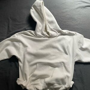 TNA White Hooded Pullover Sweatshirt